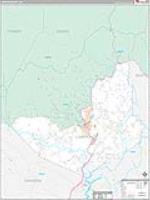 Lumpkin, Ga Carrier Route Wall Map