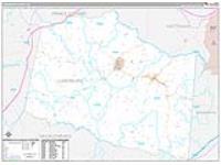 Lunenburg, Va Carrier Route Wall Map