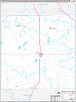 Lynn, Tx Carrier Route Wall Map