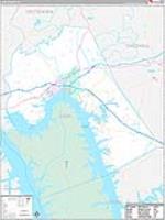 Lyon, Ky Carrier Route Wall Map
