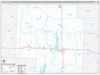 Macon, Mo Carrier Route Wall Map