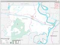 Madison Parish (), La Carrier Route Wall Map