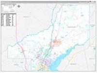 Madison, Ms Carrier Route Wall Map