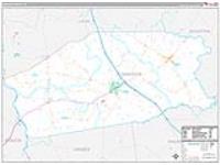 Madison, Tx Carrier Route Wall Map