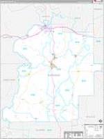 Marengo, Al Carrier Route Wall Map