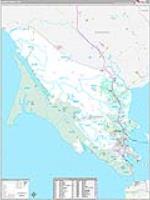 Marin, Ca Carrier Route Wall Map