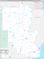 Marinette, Wi Carrier Route Wall Map
