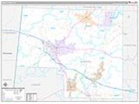 Marion, Al Carrier Route Wall Map