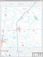 Marion, Il Wall Map Zip Code
