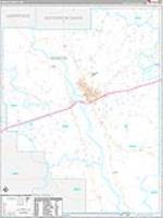 Marion, Ms Carrier Route Wall Map
