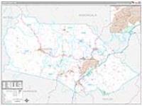 Marion, Wv Carrier Route Wall Map