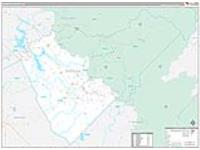 Mariposa, Ca Carrier Route Wall Map