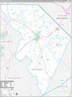 Marlboro, Sc Carrier Route Wall Map