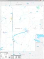 Marquette, Wi Wall Map Zip Code