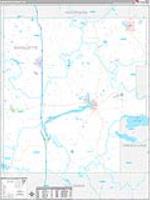 Marquette, Wi Carrier Route Wall Map