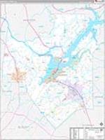 Marshall, Al Carrier Route Wall Map