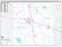Marshall, In Carrier Route Wall Map