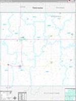 Marshall, Ks Carrier Route Wall Map
