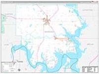 Marshall, Ok Carrier Route Wall Map