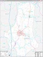 Marshall, Tn Carrier Route Wall Map