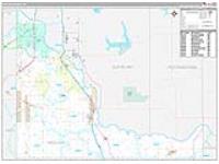 Mcclain, Ok Carrier Route Wall Map