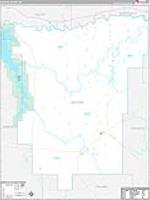 Mccone, Mt Carrier Route Wall Map