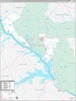 Mccormick, Sc Carrier Route Wall Map
