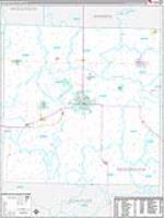 Mcdonough, Il Carrier Route Wall Map