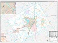 Mclennan, Tx Carrier Route Wall Map