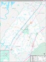 Mcminn, Tn Carrier Route Wall Map