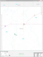 Meade, Ks Carrier Route Wall Map