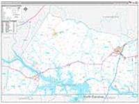 Mecklenburg, Va Carrier Route Wall Map