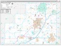 Medina, Oh Carrier Route Wall Map