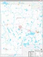 Meeker, Mn Wall Map Zip Code