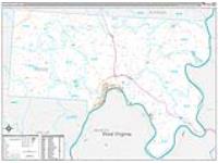 Meigs, Oh Carrier Route Wall Map