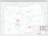 Menard, Il Wall Map Zip Code