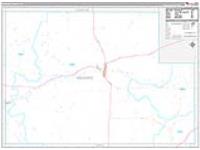 Menard, Tx Carrier Route Wall Map