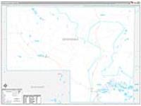 Menominee, Wi Carrier Route Wall Map