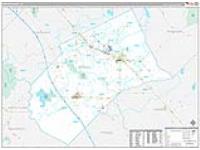 Merced, Ca Wall Map Zip Code