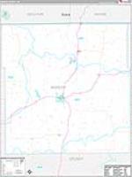 Mercer, Mo Carrier Route Wall Map