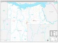 Mercer, Nd Wall Map Zip Code