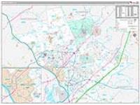 Mercer, Nj Carrier Route Wall Map