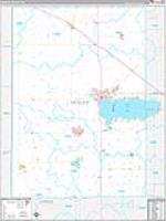Mercer, Oh Carrier Route Wall Map