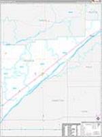 Merrick, Ne Carrier Route Wall Map