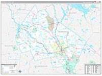 Merrimack, Nh Carrier Route Wall Map