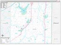 Miami, Ks Carrier Route Wall Map