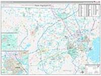 Middlesex, Ma Carrier Route Wall Map