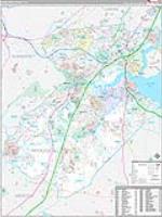Middlesex, Nj Carrier Route Wall Map