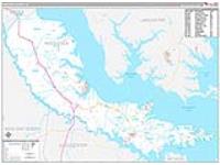 Middlesex, Va Carrier Route Wall Map