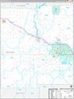 Midland, Mi Carrier Route Wall Map